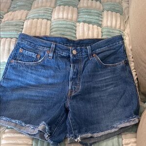 Levi's Blue Jean Shorts Classic Style